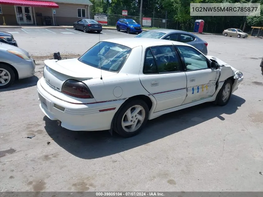 1994 Pontiac Grand Am Gt VIN: 1G2NW55M4RC785877 Lot: 39805104