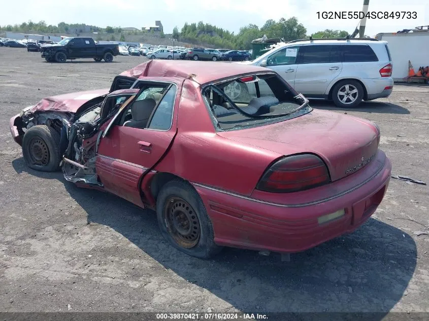 1G2NE55D4SC849733 1995 Pontiac Grand Am Se