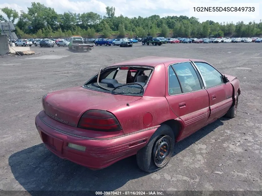 1G2NE55D4SC849733 1995 Pontiac Grand Am Se