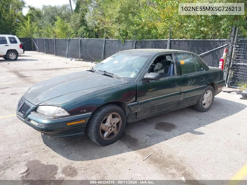 1G2NE55MXSC726213 1995 Pontiac Grand Am Se