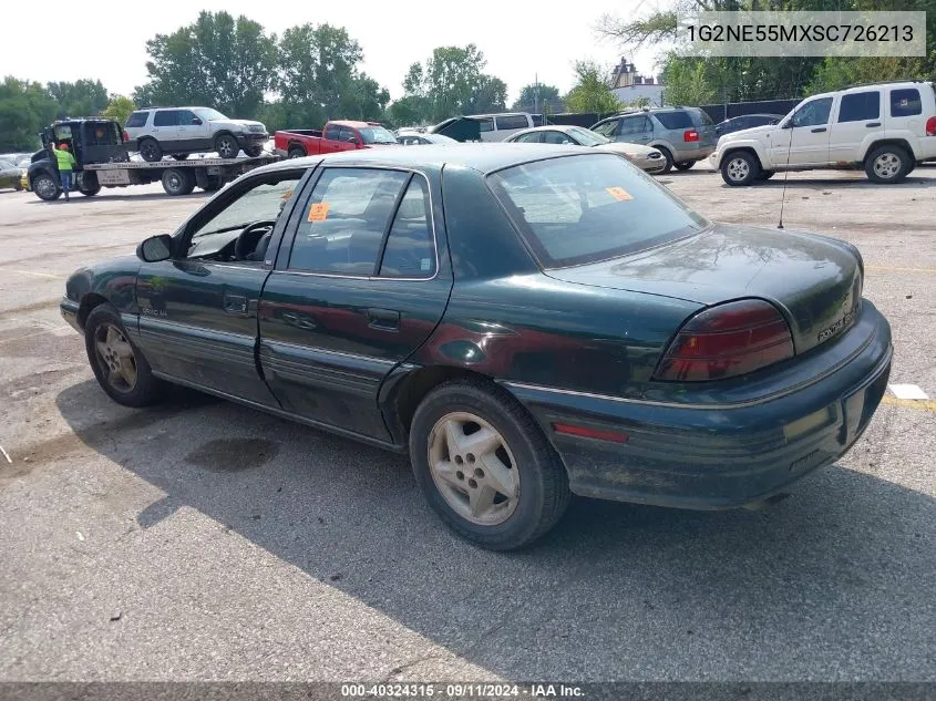 1995 Pontiac Grand Am Se VIN: 1G2NE55MXSC726213 Lot: 40324315