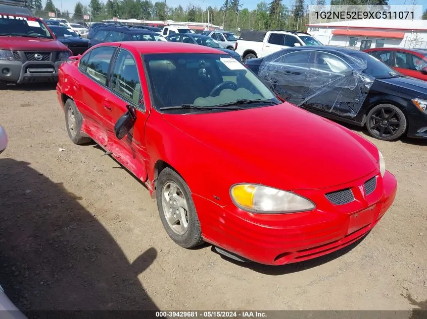 1G2NE52E9XC511071 1999 Pontiac Grand Am Se1