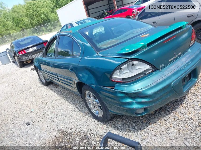 1G2NE52T8XC522500 1999 Pontiac Grand Am Se