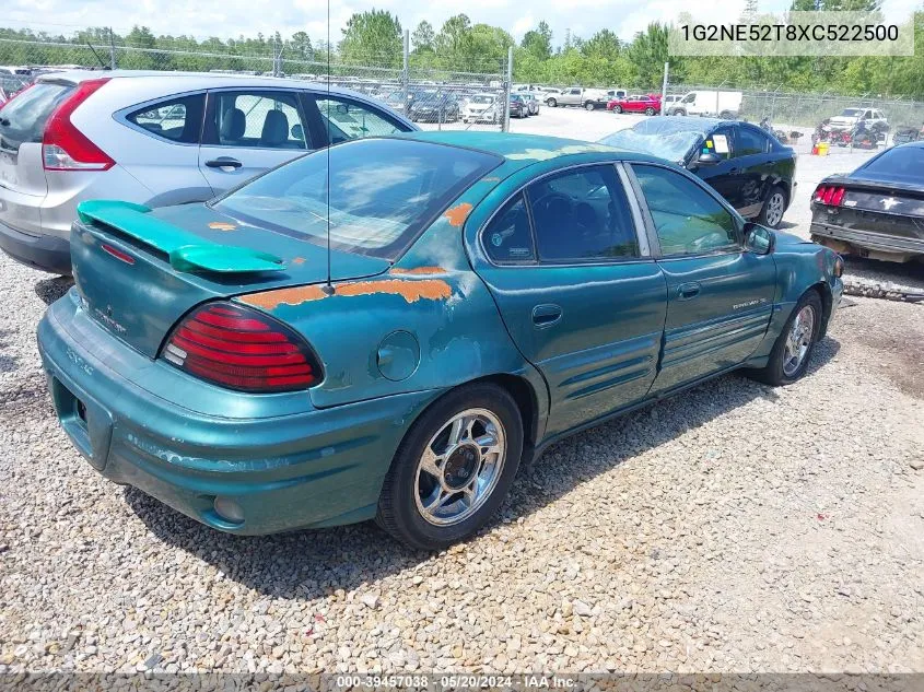 1999 Pontiac Grand Am Se VIN: 1G2NE52T8XC522500 Lot: 39457038