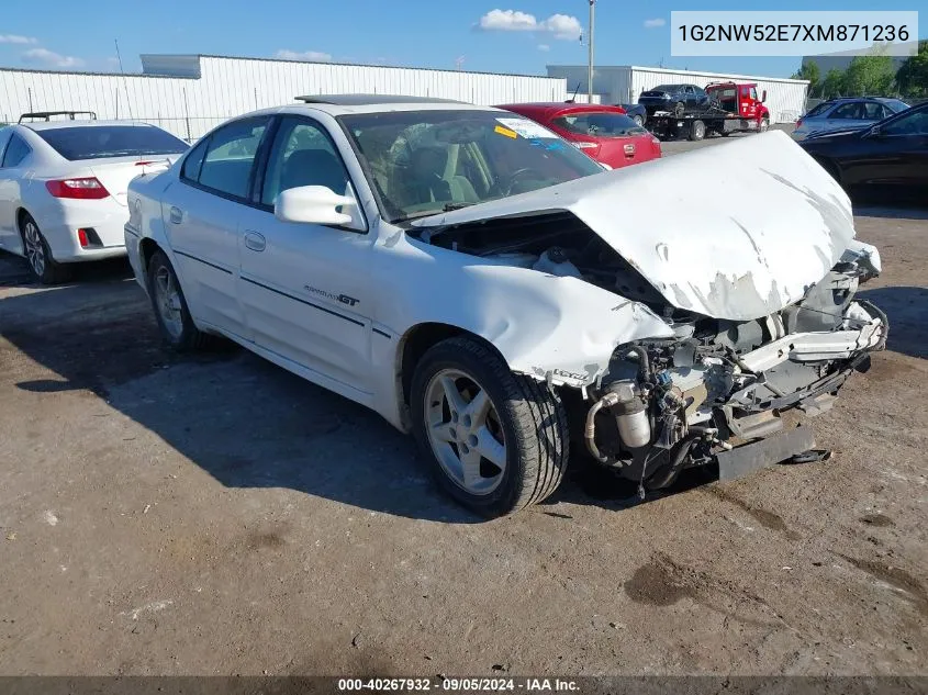 1999 Pontiac Grand Am Gt VIN: 1G2NW52E7XM871236 Lot: 40267932