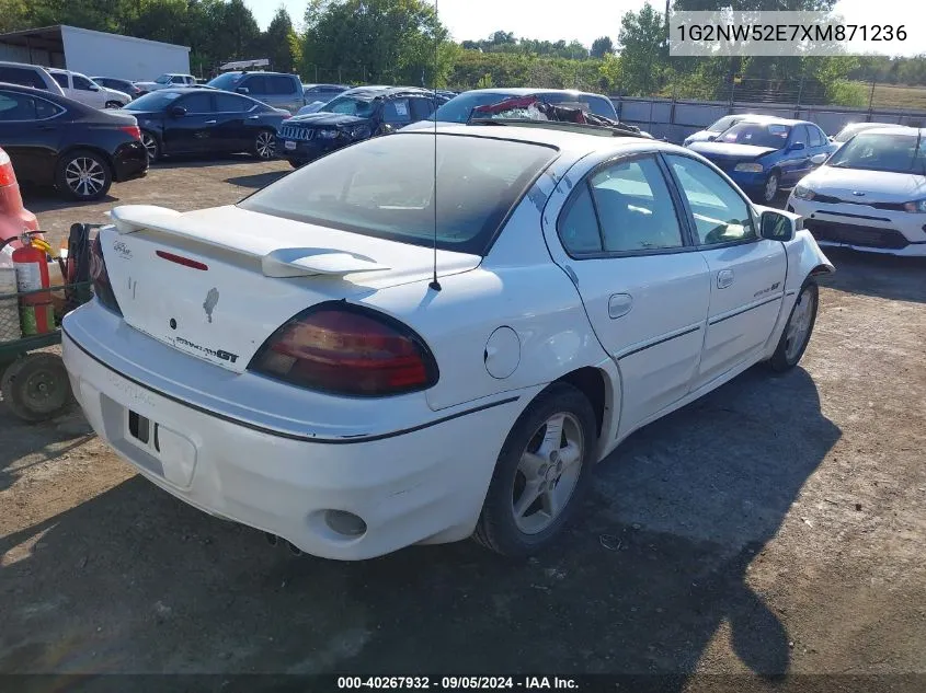 1G2NW52E7XM871236 1999 Pontiac Grand Am Gt