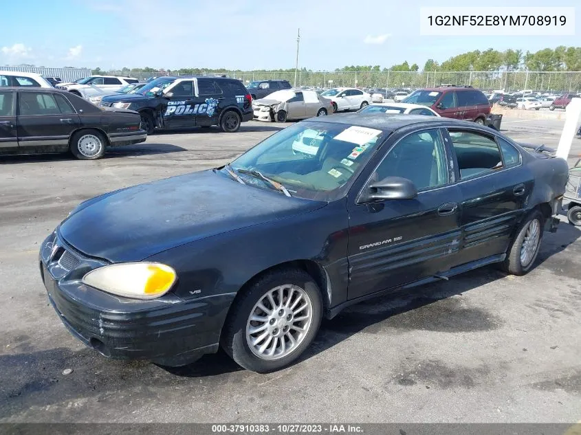 2000 Pontiac Grand Am Se1 VIN: 1G2NF52E8YM708919 Lot: 37910383