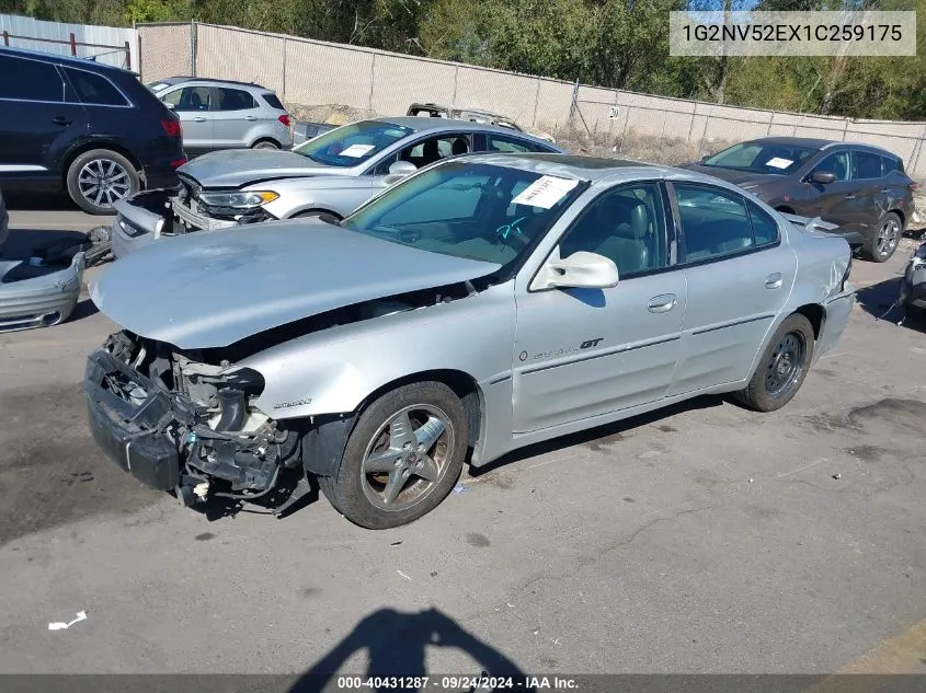 2001 Pontiac Grand Am Gt1 VIN: 1G2NV52EX1C259175 Lot: 40431287