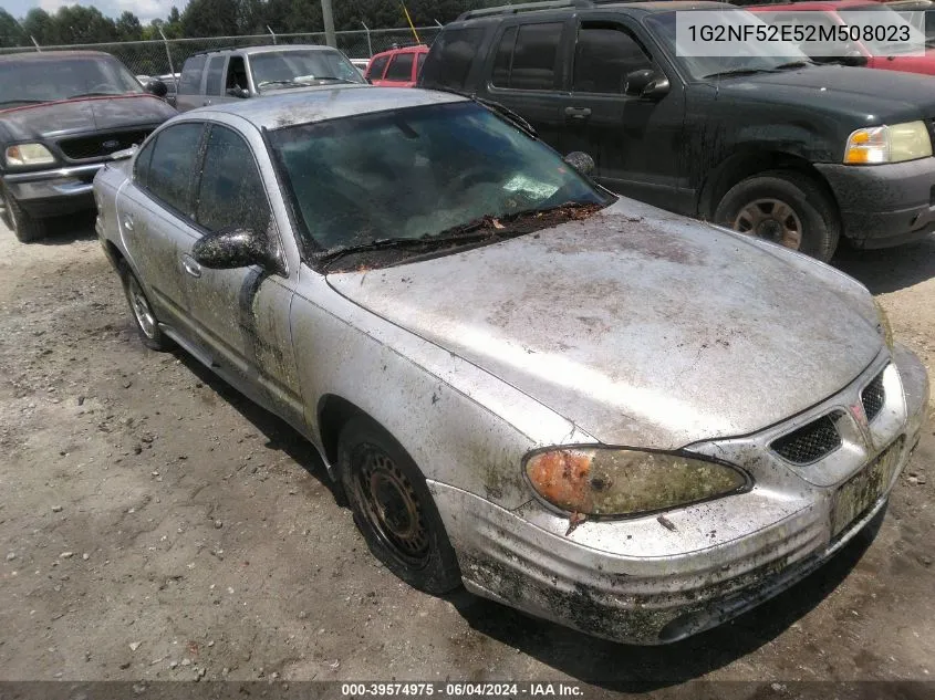 1G2NF52E52M508023 2002 Pontiac Grand Am Se1