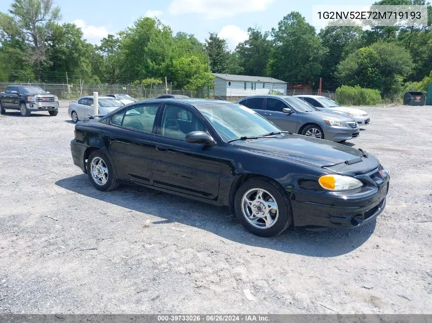 2002 Pontiac Grand Am Gt1 VIN: 1G2NV52E72M719193 Lot: 39733026