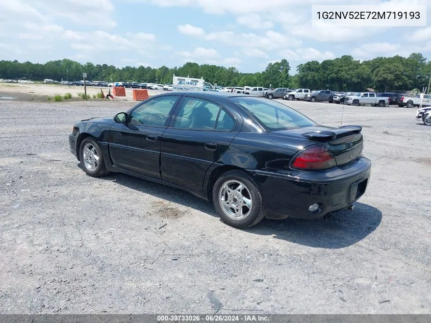 2002 Pontiac Grand Am Gt1 VIN: 1G2NV52E72M719193 Lot: 39733026