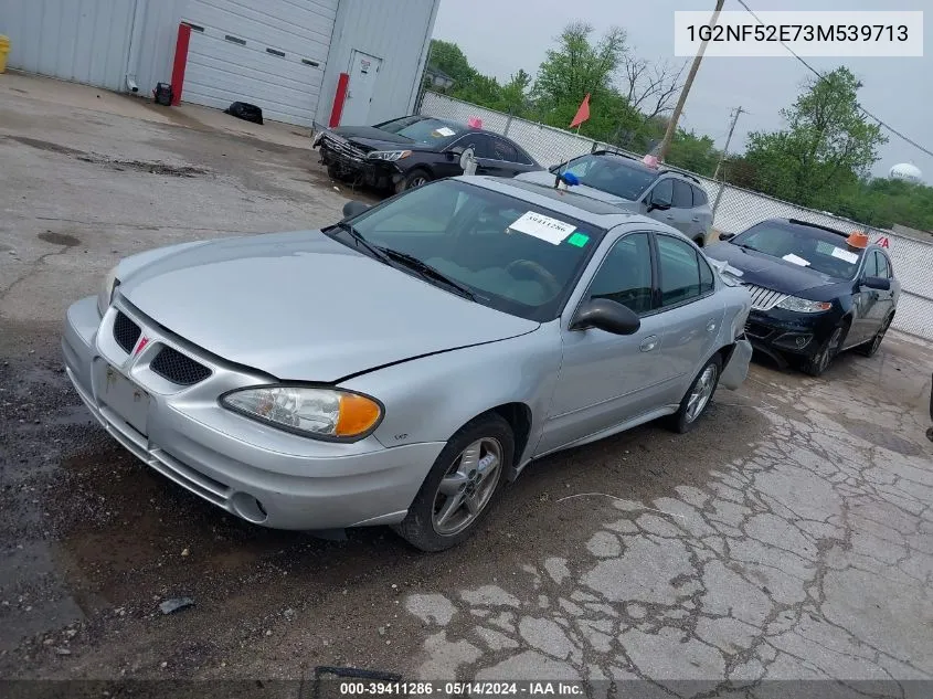 2003 Pontiac Grand Am Se1 VIN: 1G2NF52E73M539713 Lot: 39411286