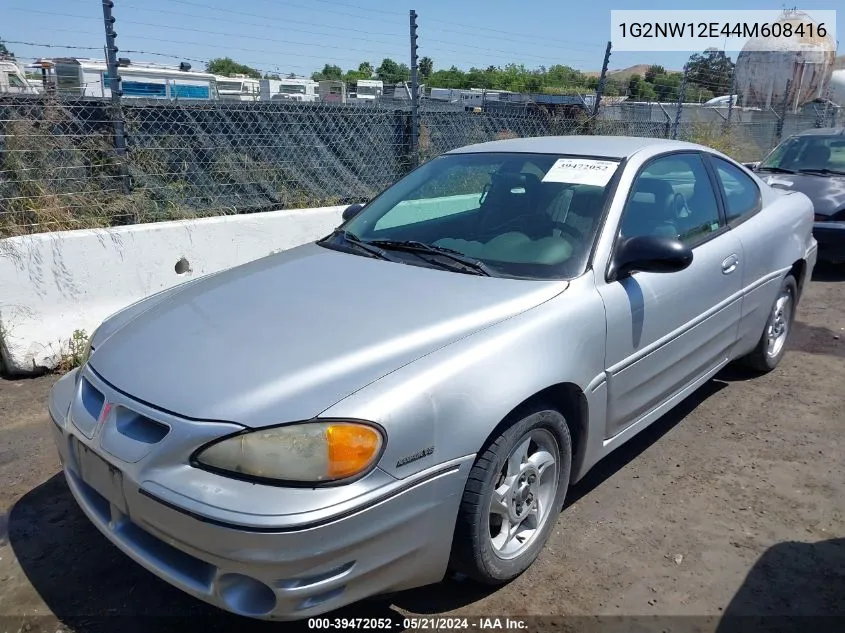 1G2NW12E44M608416 2004 Pontiac Grand Am Gt