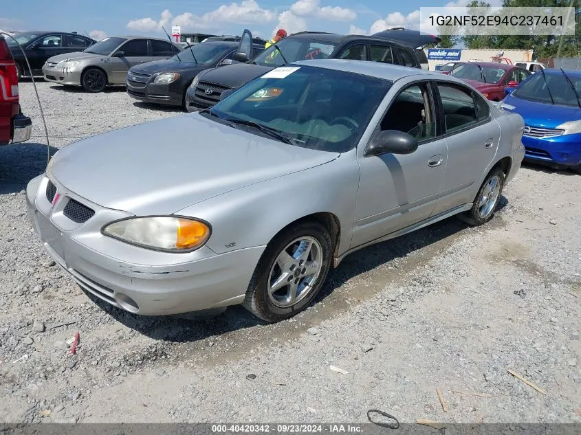 2004 Pontiac Grand Am Se1 VIN: 1G2NF52E94C237461 Lot: 40420342