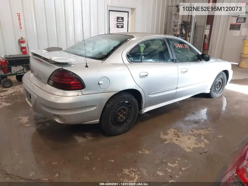 1G2NE52E95M120073 2005 Pontiac Grand Am Se