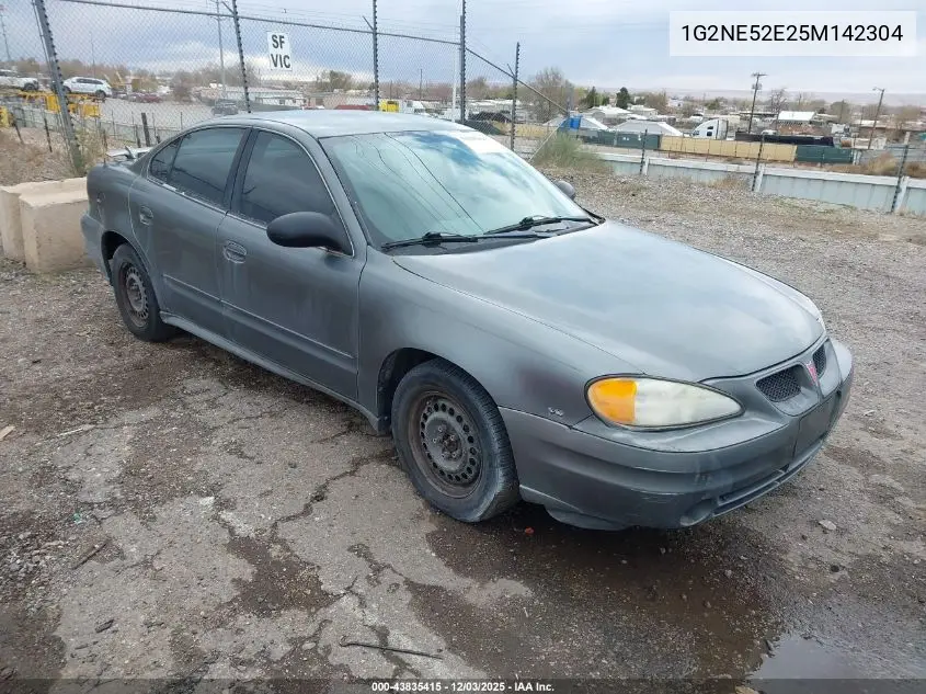 1G2NE52E25M142304 2005 Pontiac Grand Am Se