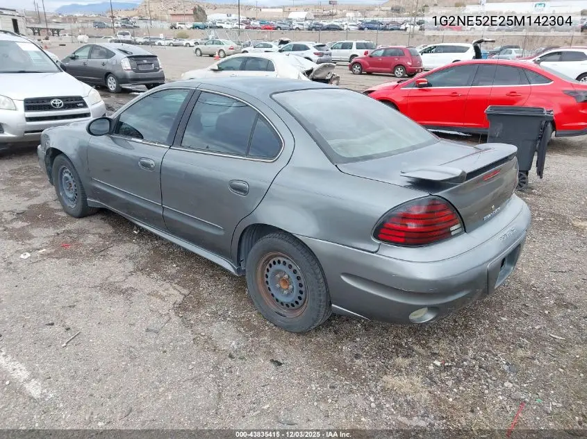 1G2NE52E25M142304 2005 Pontiac Grand Am Se