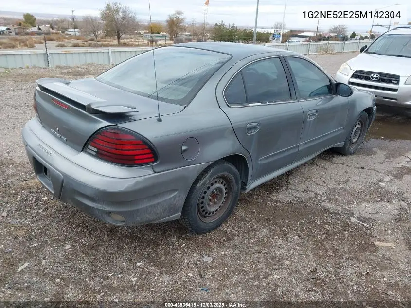 1G2NE52E25M142304 2005 Pontiac Grand Am Se