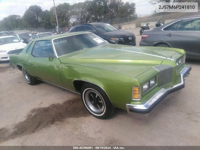 2J57M6P241810 1976 Pontiac Grand Prix