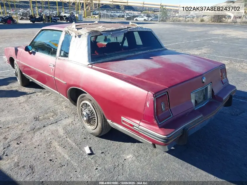 1G2AK37A8EB243702 1984 Pontiac Grand Prix Le