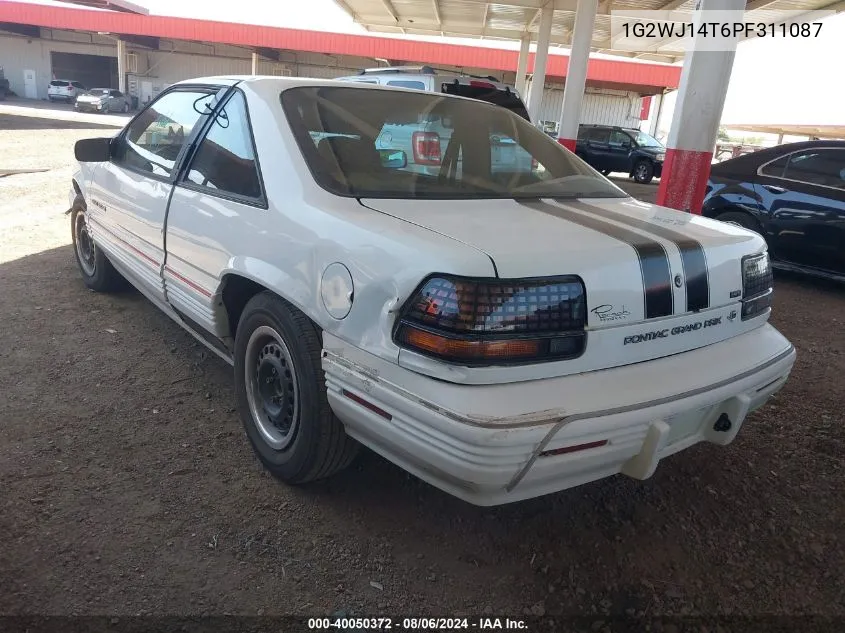 1G2WJ14T6PF311087 1993 Pontiac Grand Prix Se