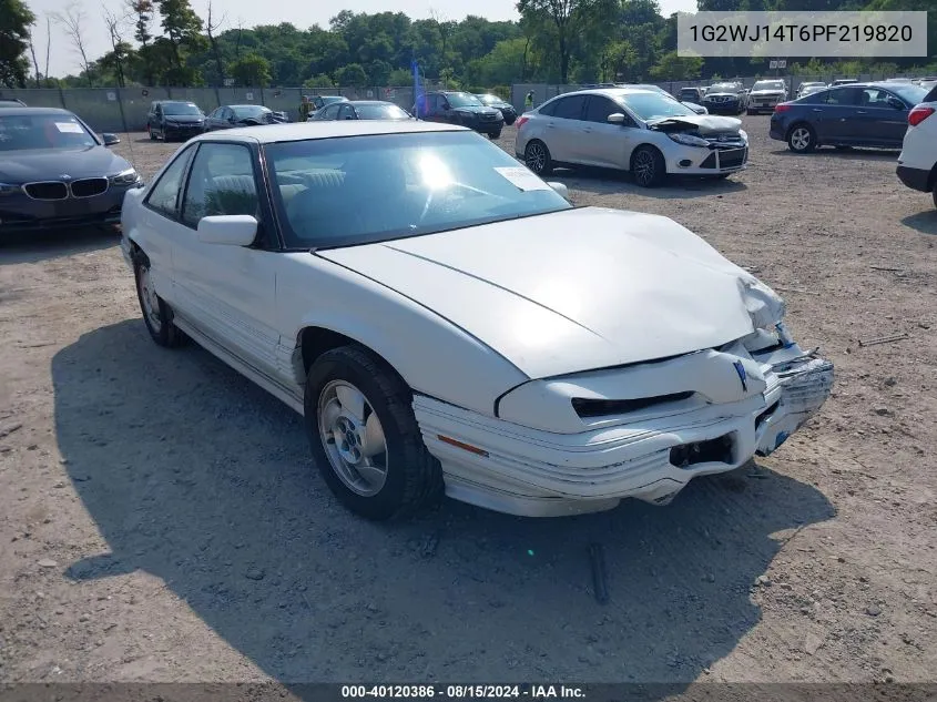 1G2WJ14T6PF219820 1993 Pontiac Grand Prix Se