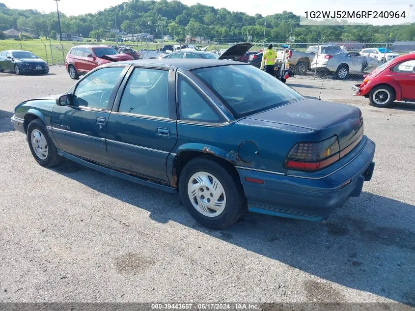 1994 Pontiac Grand Prix Se VIN: 1G2WJ52M6RF240964 Lot: 39443657