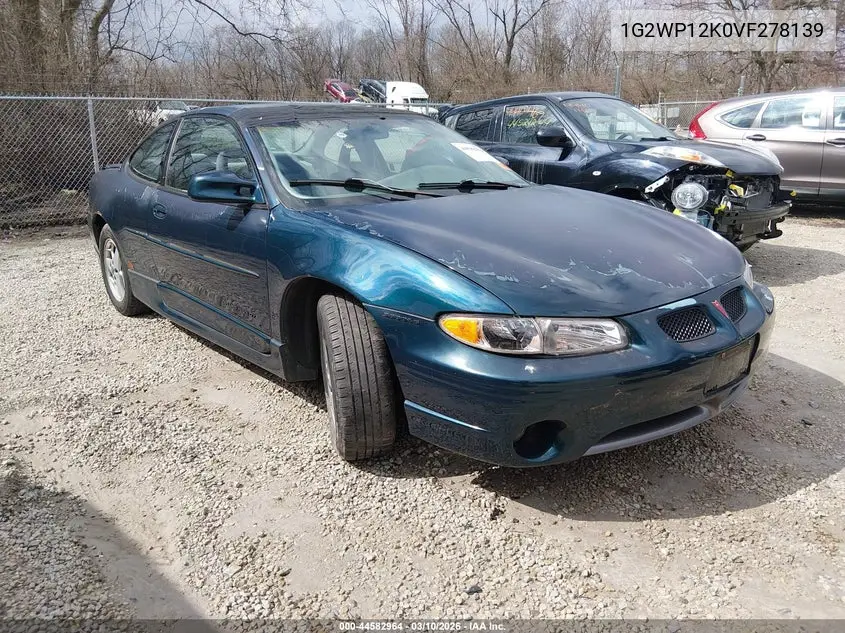 1997 Pontiac Grand Prix Gt VIN: 1G2WP12K0VF278139 Lot: 44582964