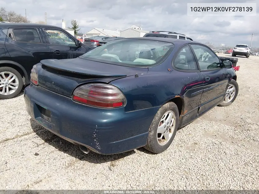 1997 Pontiac Grand Prix Gt VIN: 1G2WP12K0VF278139 Lot: 44582964