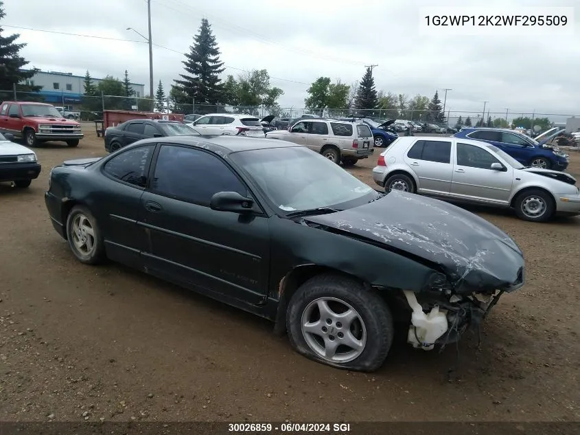 1G2WP12K2WF295509 1998 Pontiac Grand Prix Gt