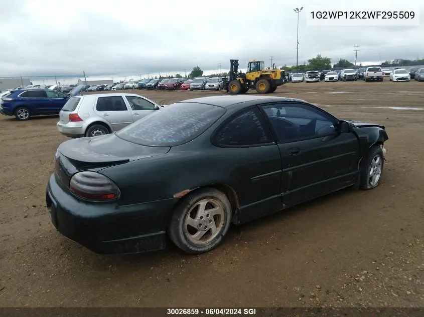 1998 Pontiac Grand Prix Gt VIN: 1G2WP12K2WF295509 Lot: 30026859