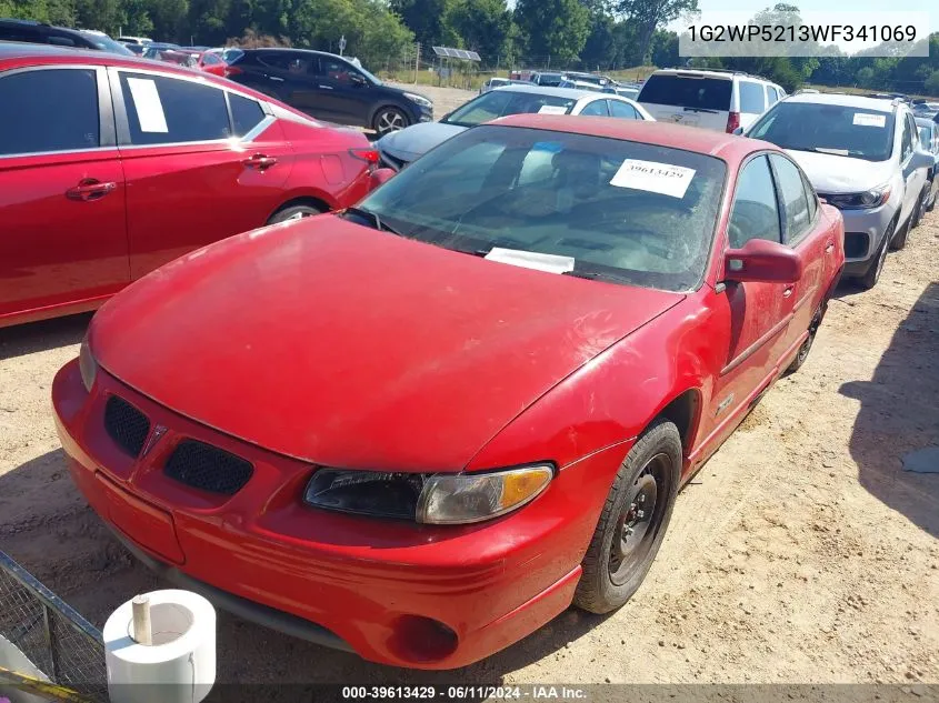 1998 Pontiac Grand Prix Gt VIN: 1G2WP5213WF341069 Lot: 39613429