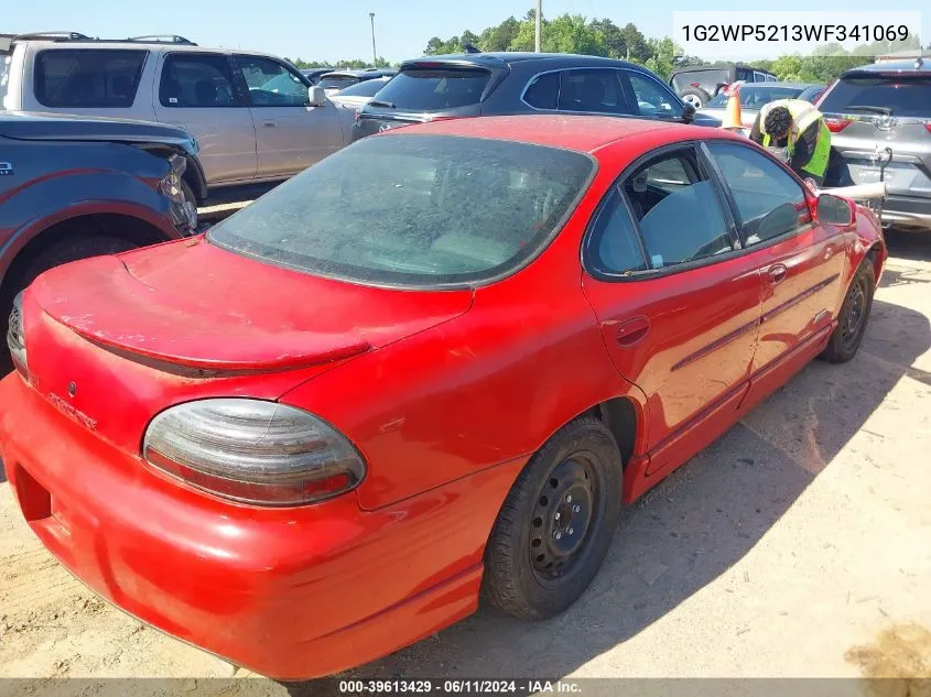 1998 Pontiac Grand Prix Gt VIN: 1G2WP5213WF341069 Lot: 39613429