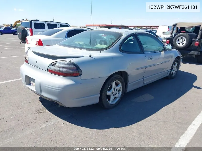 1998 Pontiac Grand Prix Gt VIN: 1G2WP12K7WF261131 Lot: 40276432