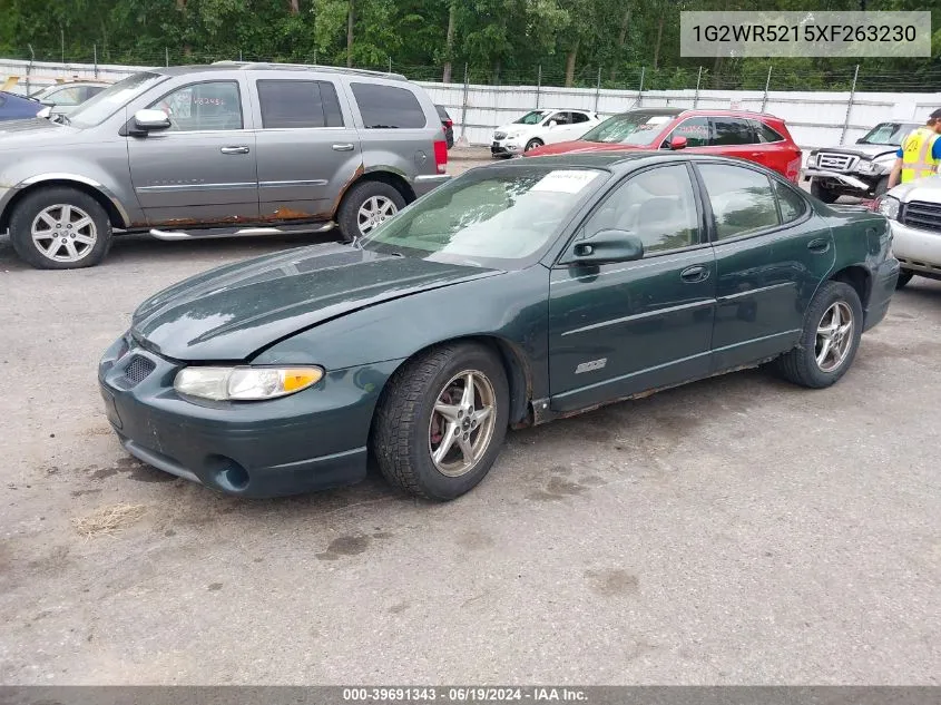 1999 Pontiac Grand Prix Gtp VIN: 1G2WR5215XF263230 Lot: 39691343