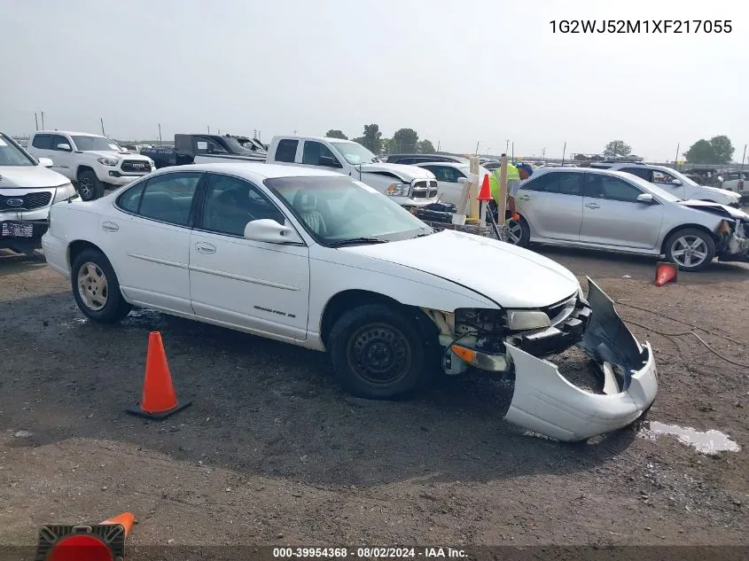 1999 Pontiac Grand Prix Se VIN: 1G2WJ52M1XF217055 Lot: 39954368