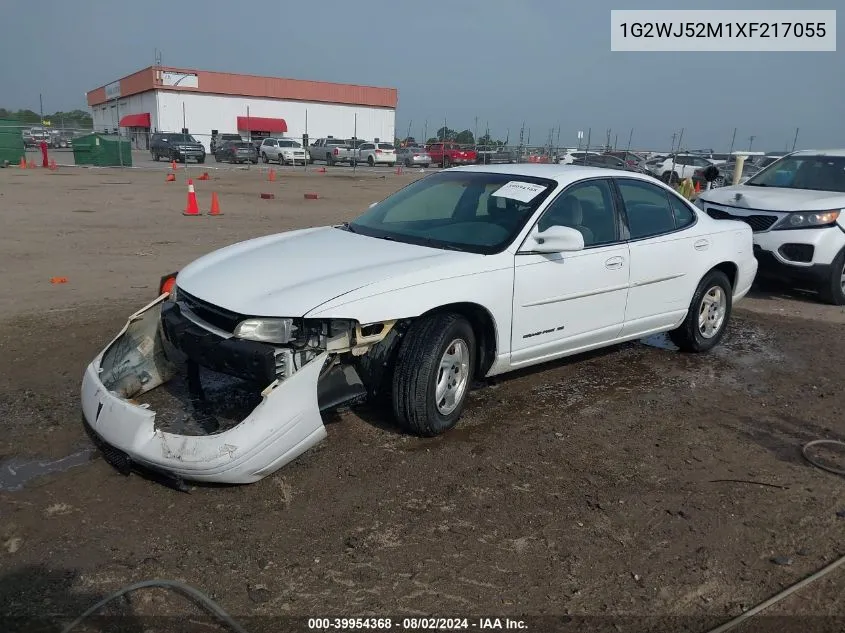 1999 Pontiac Grand Prix Se VIN: 1G2WJ52M1XF217055 Lot: 39954368