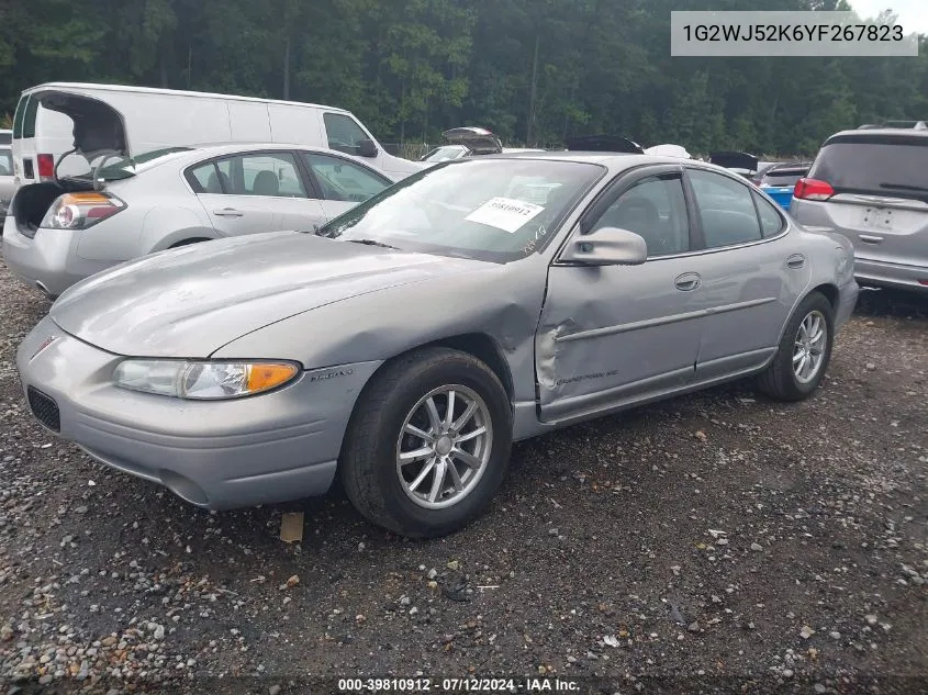 2000 Pontiac Grand Prix Se VIN: 1G2WJ52K6YF267823 Lot: 39810912