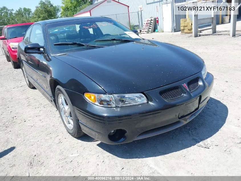 2000 Pontiac Grand Prix Gtp VIN: 1G2WR121XYF167183 Lot: 40096216