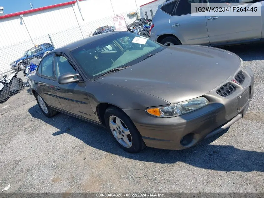 2001 Pontiac Grand Prix Se VIN: 1G2WK52J41F264445 Lot: 39454325