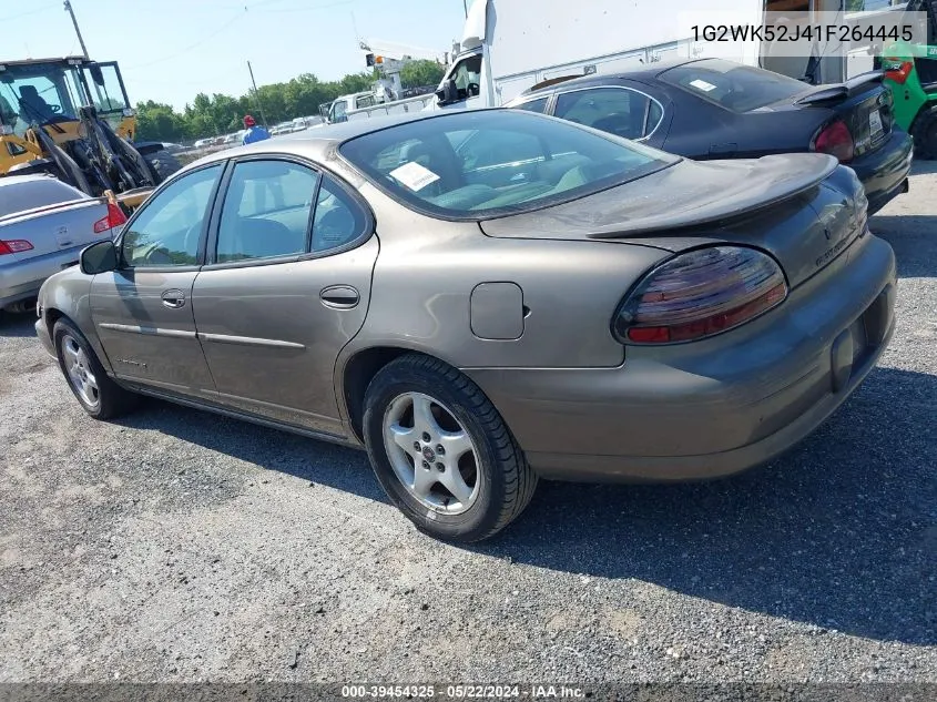 2001 Pontiac Grand Prix Se VIN: 1G2WK52J41F264445 Lot: 39454325