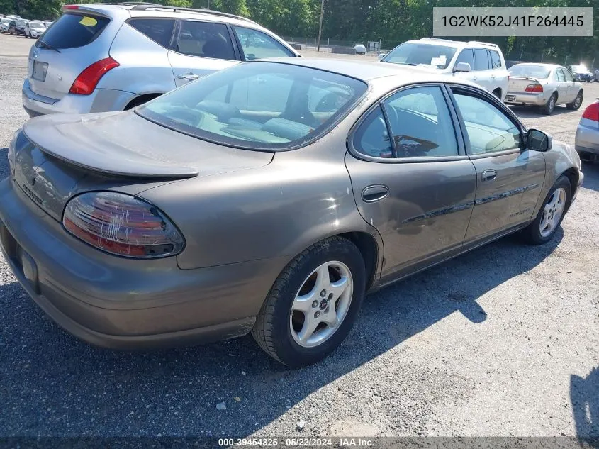 1G2WK52J41F264445 2001 Pontiac Grand Prix Se