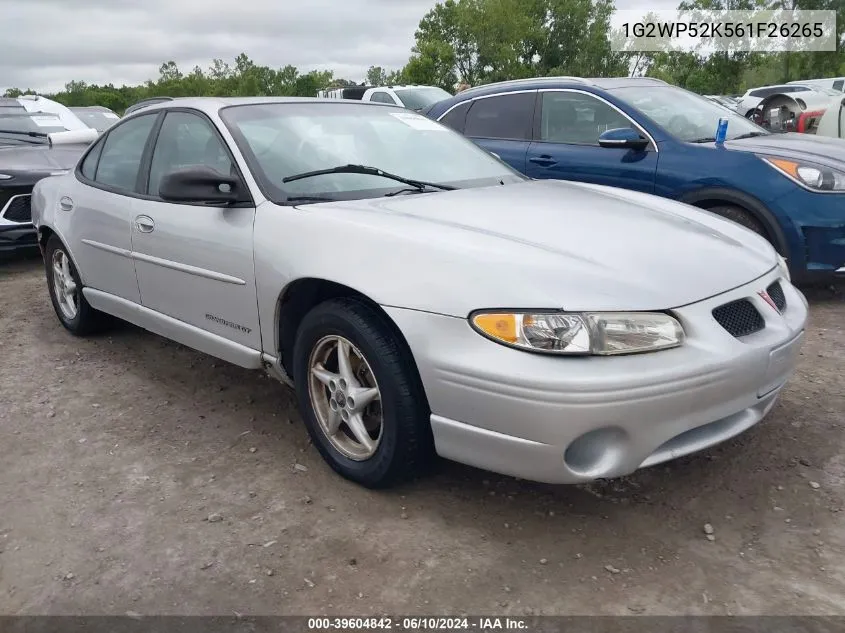 2001 Pontiac Grand Prix Gt VIN: 1G2WP52K561F26265 Lot: 39604842