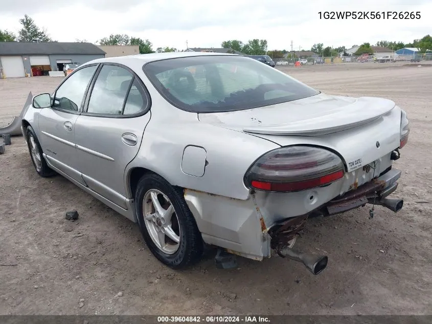 1G2WP52K561F26265 2001 Pontiac Grand Prix Gt