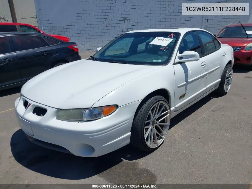 2001 Pontiac Grand Prix Gtp VIN: 1G2WR52111F228448 Lot: 39611528