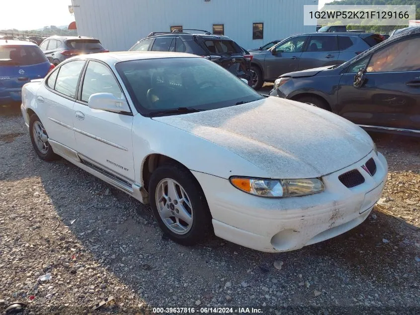 1G2WP52K21F129166 2001 Pontiac Grand Prix Gt