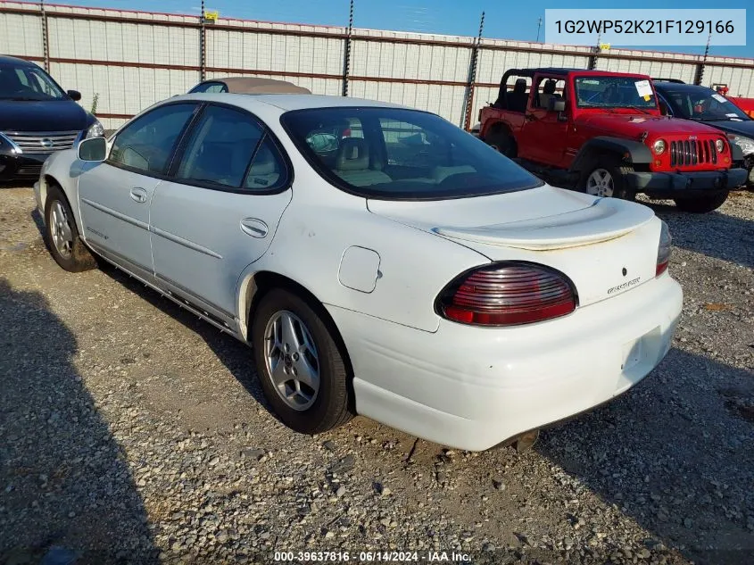 2001 Pontiac Grand Prix Gt VIN: 1G2WP52K21F129166 Lot: 39637816