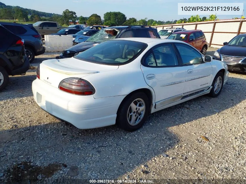 1G2WP52K21F129166 2001 Pontiac Grand Prix Gt