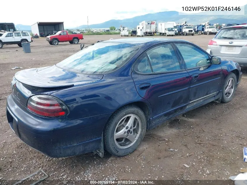 2001 Pontiac Grand Prix Gt VIN: 1G2WP52K01F246146 Lot: 39755154