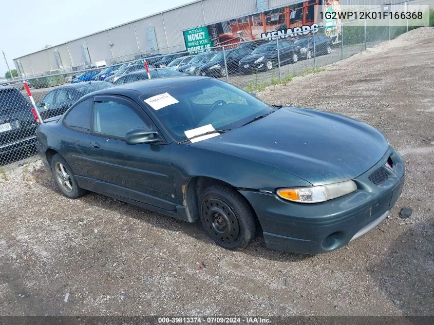 2001 Pontiac Grand Prix Gt VIN: 1G2WP12K01F166368 Lot: 39813374